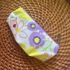 Clinique cosmetic brush bag